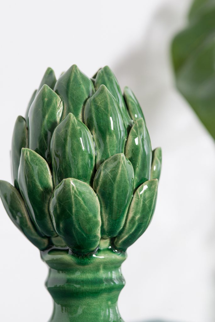 A&B Home / Helsa Blooming Artichoke Accent, Small Classic Vintage/Green