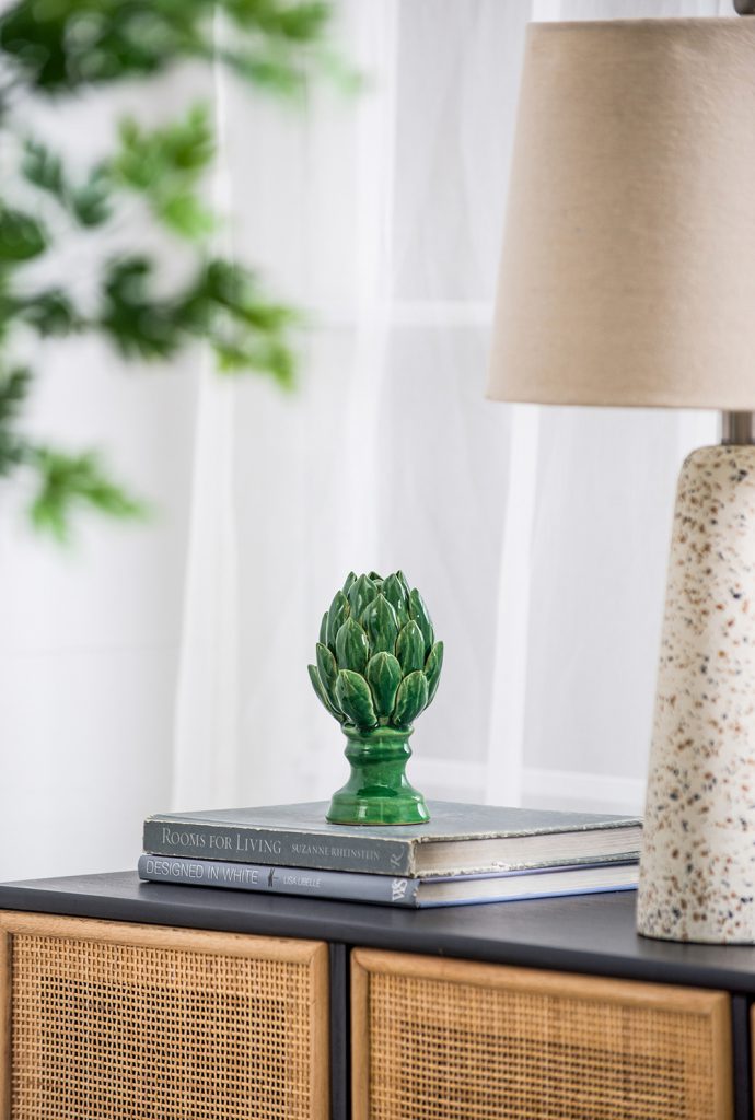 A&B Home / Helsa Blooming Artichoke Accent, Small Classic Vintage/Green