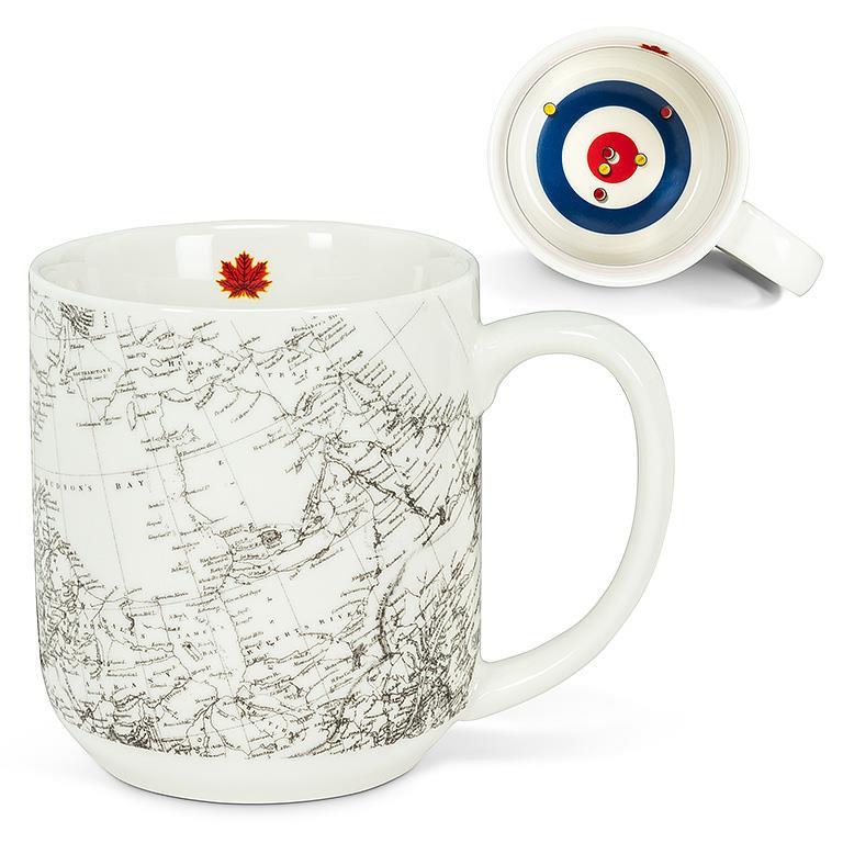 abbott / Canada Map and Curling House Mug