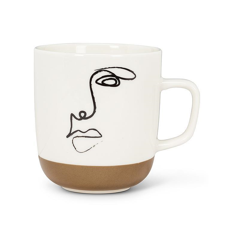 abbott / Line Drawing Face Mug