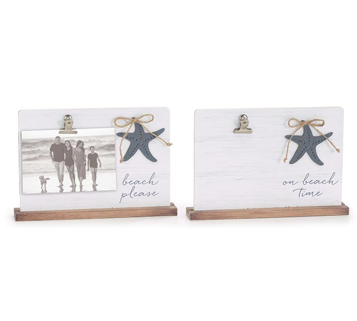 burton + Burton / CLIP FRAME WITH ASSORTED BEACH MESSAGES