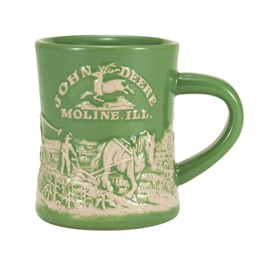 John Deere / John Deere Horse and Plow Raised-Relief Diner Mug