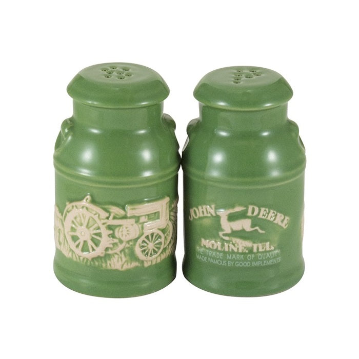 John Deere / JOHN DEERE MILK CAN SALT AND PEPPER SET