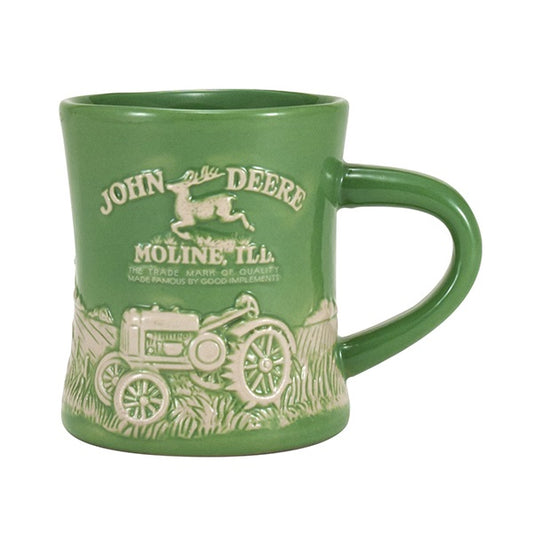 John Deere / JOHN DEERE MODEL D RAISED-RELIEF DINER MUG