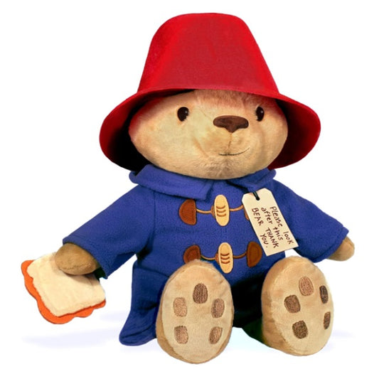 YOTTOY /  Paddington Bear Collection/Classic Seated Paddington Bear Soft Stuffed Plush Toy- 12" H