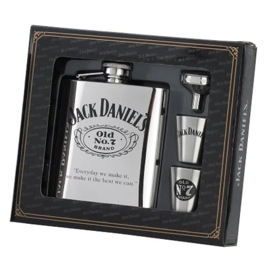 Jack Daniel's / Licensed Barware Swing Cartouche Gift Set, 6 oz./1 oz, Silver