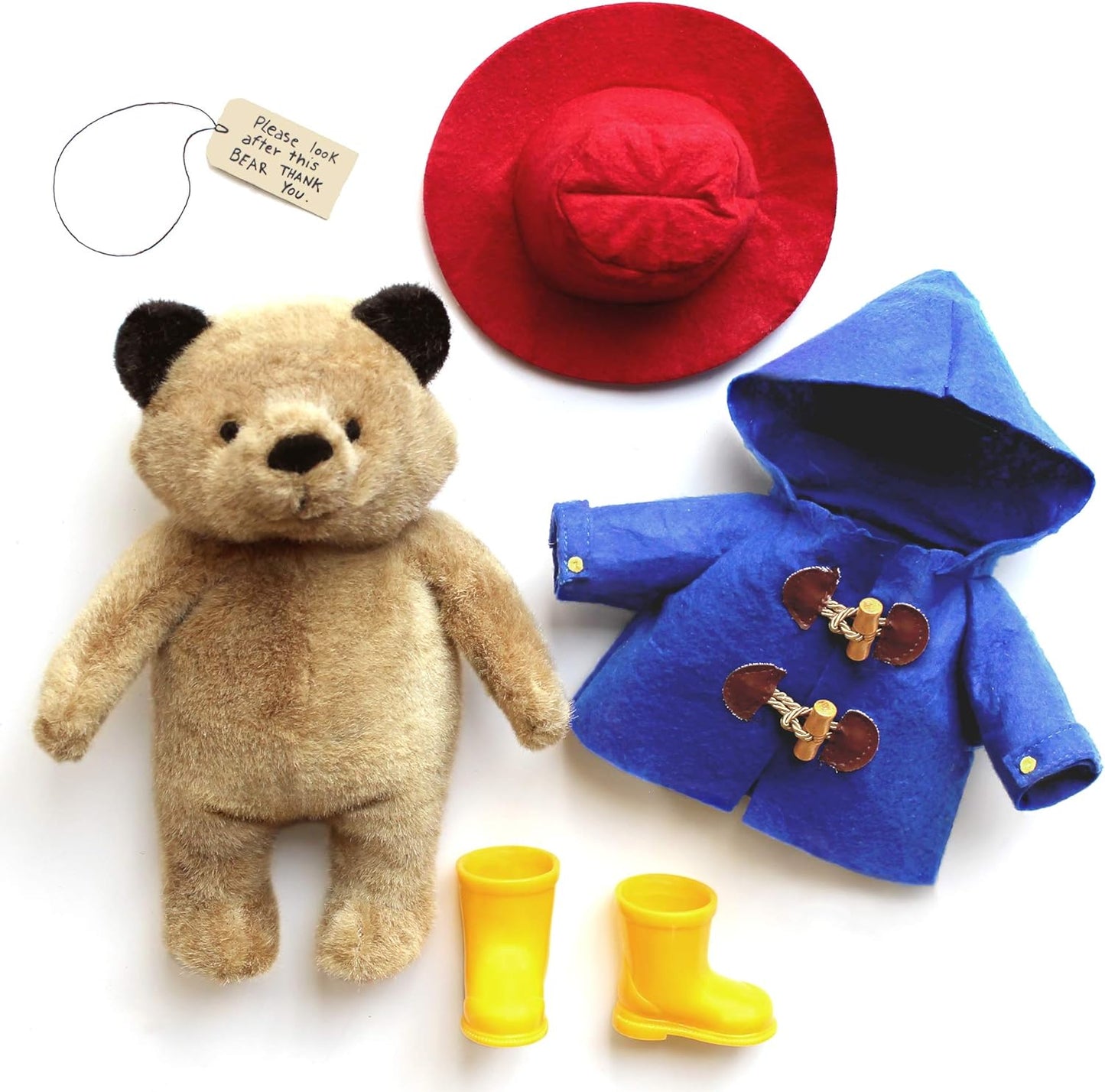 YOTTOY /  Paddington Bear Collection | Classic Paddington Bear Soft Stuffed Animal Plush Toy - 10”H