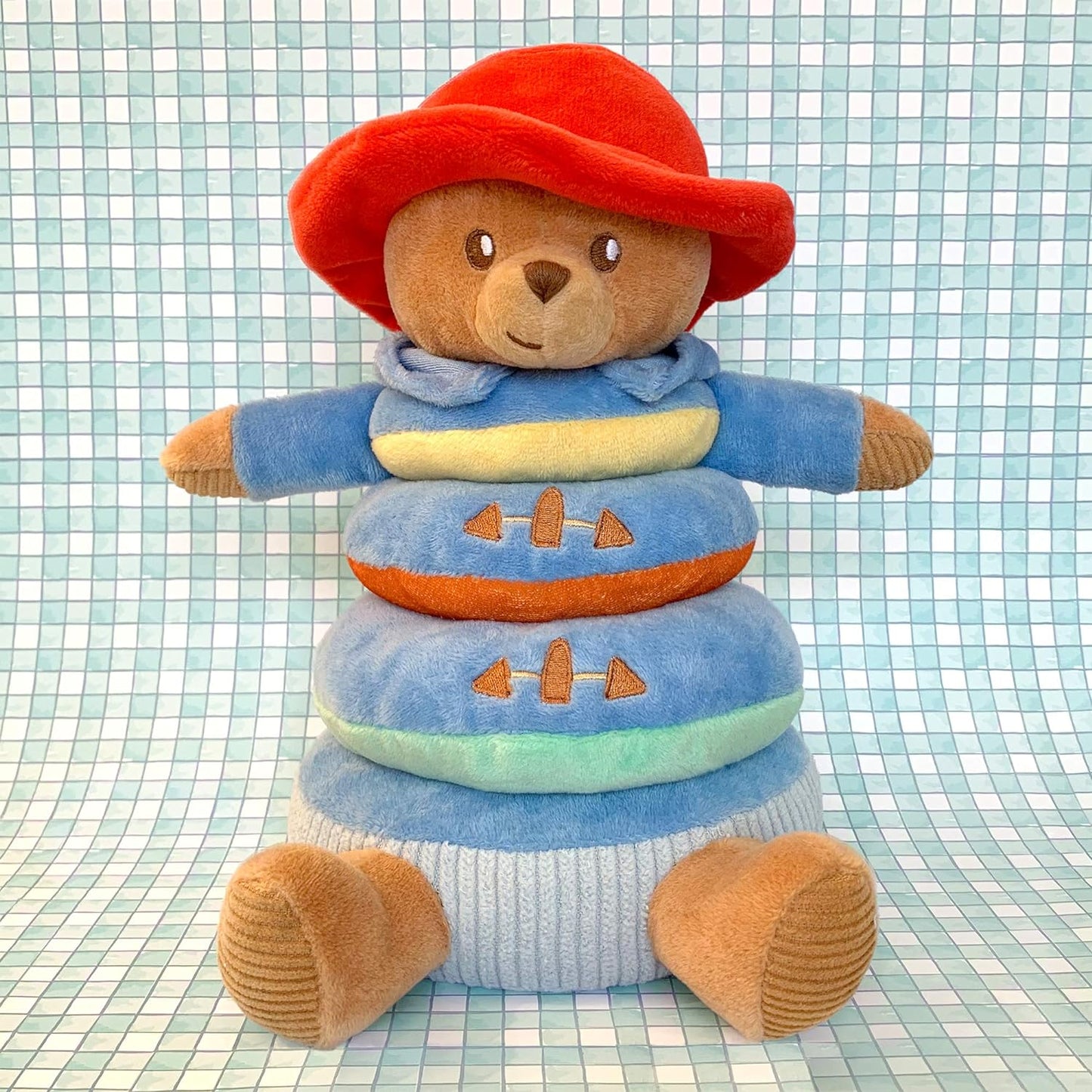 YOTTOY /  Paddington Bear Collection |Paddington for Baby Soft Plush Stacking Toy– 9.5”H