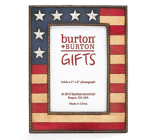 burton + Burton / PATRIOTIC FLAG PICTURE FRAME