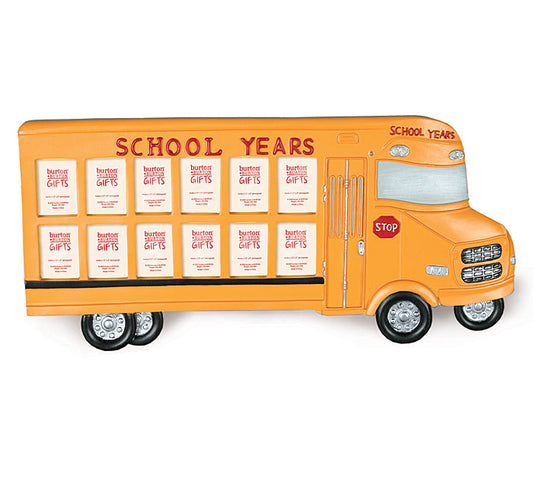 burton + Burton / SCHOOL BUS SHAPED PICTURE FRAME