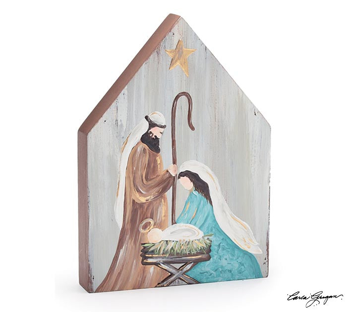 burton + Burton / CARLA GROGAN HAND PAINTED NATIVITY