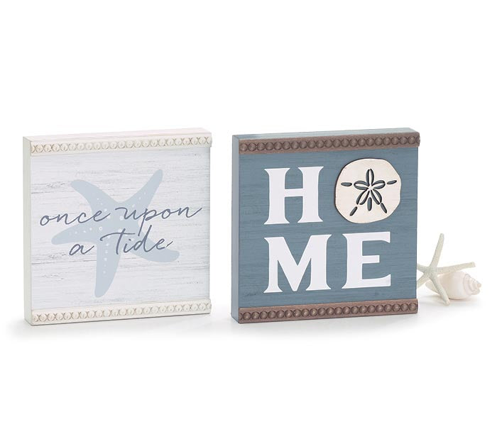 burton + Burton / HOME ONCE UPON A TIDE BEACH SIGN ASTD