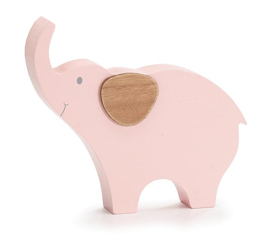 burton + Burton / PINK WOODEN ELEPHANT PHOTO/NOTE HOLDER