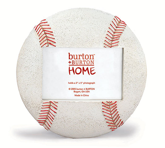 burton + Burton / BASEBALL SHAPED PHOTO FRAME