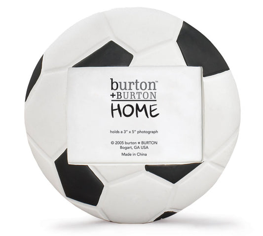 burton + Burton / SOCCER BALL SHAPED PICTURE FRAME