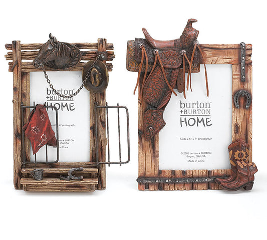 burton + Burton / WESTERN THEME PICTURE FRAME SET