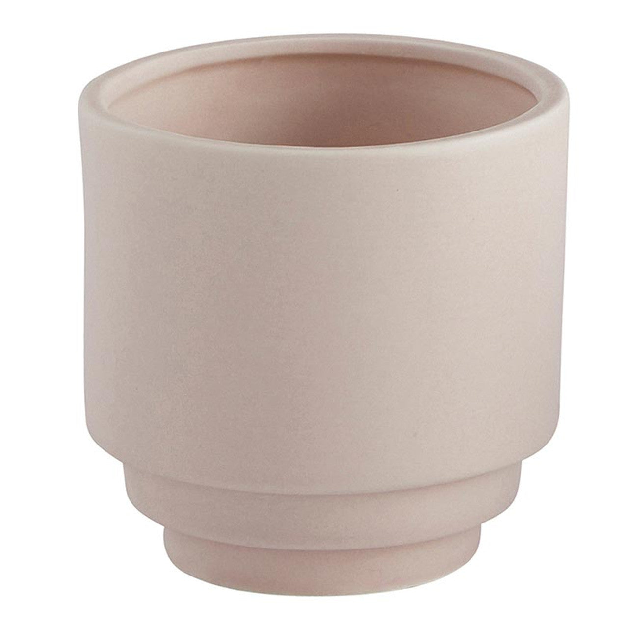 Soft Pink Ceramic Pot